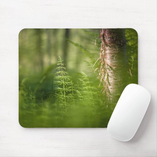 Grünes Foto Mousepad (Mit Mouse)