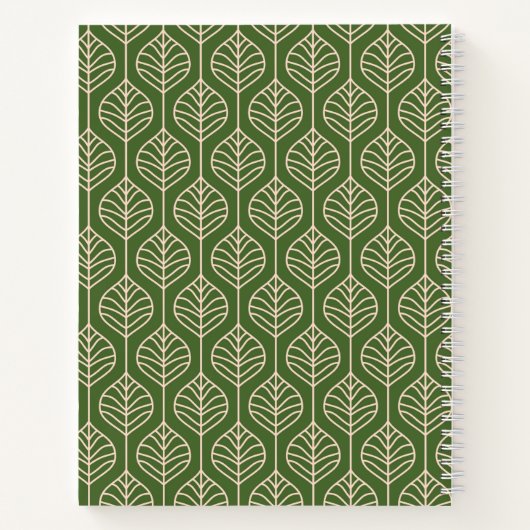 Grünes Foto Oma's Rezept Buch (Rückseite)