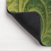 Grünes Fraktal Mousepad (Ecke)