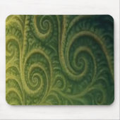 Grünes Fraktal Mousepad (Vorne)
