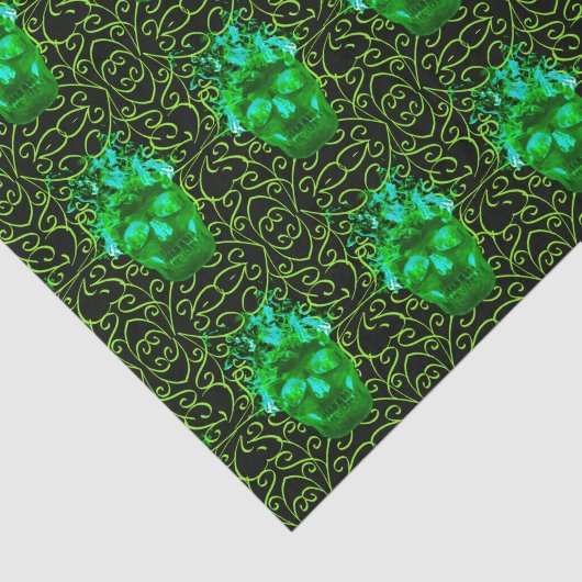 grünes Freibord-Gewebe Seidenpapier (Ausschnitt)