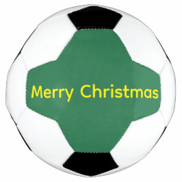Grünes Frohe Weihnachten Fußball
