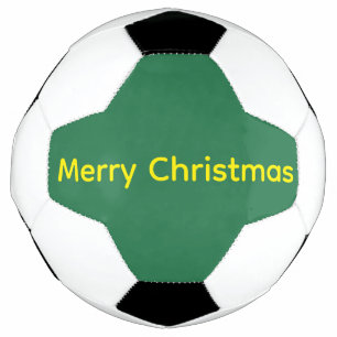 Grünes Frohe Weihnachten Fußball