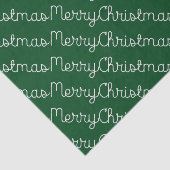 Grünes, fröhliches Weihnachtszettel Seidenpapier (Ausschnitt)
