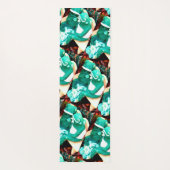 Grünes Froschpaar Thunder_Cove Yogamatte (Rückseite)