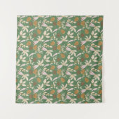 Grünes Frühjahrsmuster Wandteppich (Vorderseite (Horizontal))