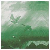 Grünes Gänse Stoff (Nahaufnahme)