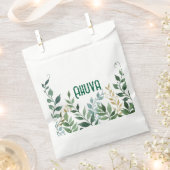 Grünes Gastgeschenk Geschenktütchen (Ausgeschnitten)