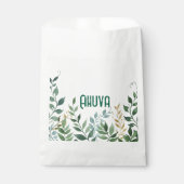 Grünes Gastgeschenk Geschenktütchen (Vorderseite)