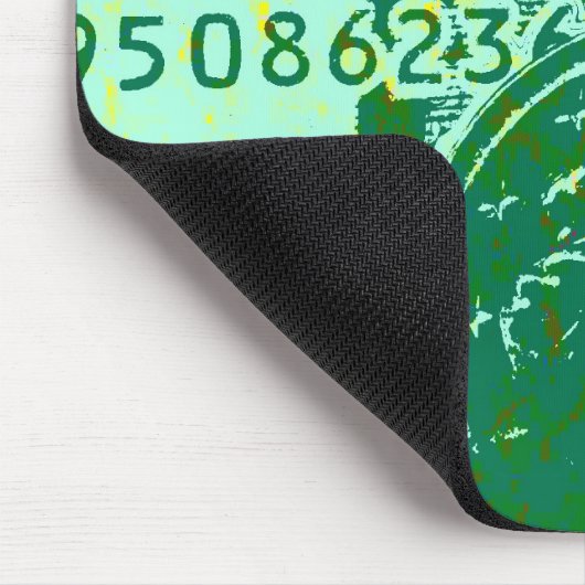 Grünes Geld Mousepad (Ecke)