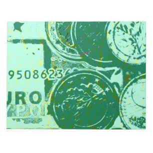 Grünes Geld Notizblock