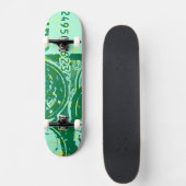 Grünes Geld Skateboard (Vorne)
