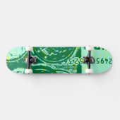 Grünes Geld Skateboard (Horizontal)