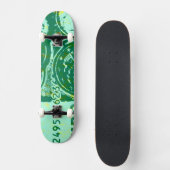 Grünes Geld Skateboard (Vorderseite)