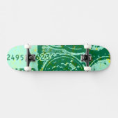 Grünes Geld Skateboard (Horizontal)