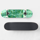 Grünes Geld Skateboard (Horizontal)