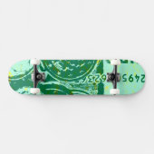 Grünes Geld Skateboard (Horizontal)