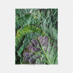 Grünes Gemüse Fleecedecke