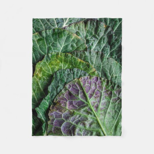 Grünes Gemüse Fleecedecke (Vorderseite)