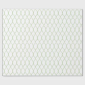 Grünes geometrisches Geschenkpapier, Weihnachtsges Geschenkpapier (Flach)