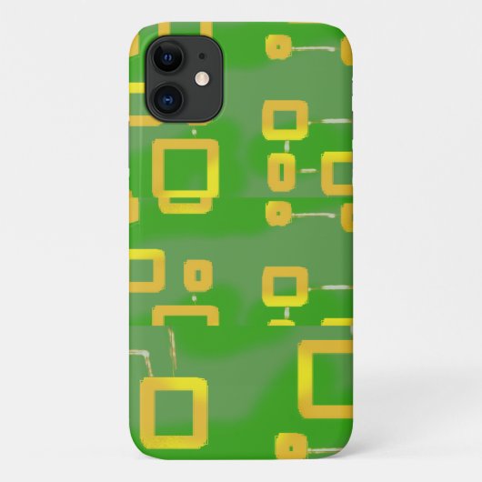 Grünes geometrisches iPhone / iPad-Case Case-Mate iPhone Hülle (Rückseite)