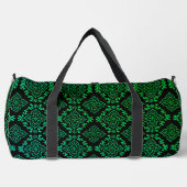 Grünes geometrisches Muster / Indianerausdruck Duffle Bag (Vorderseite)