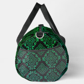 Grünes geometrisches Muster / Indianerausdruck Duffle Bag (Rechts)