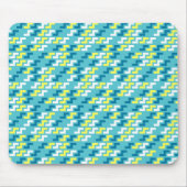 Grünes geometrisches Muster-Mauspad Mousepad (Vorne)