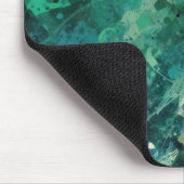 Grünes Geräusch Abstrakt Mousepad (Ecke)