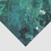 Grünes Geräusch Abstrakt Seidenpapier (Detail)