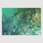 Grünes Geräusch Abstrakt Seidenpapier (Vorderseite)