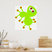 Grünes Germ Poster (Küche)