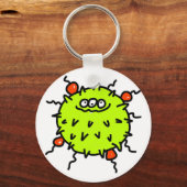 Grünes Germ Schlüsselanhänger (Vorderseite)