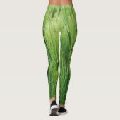 Grünes Gerstenfeld, Frühjahrsnähe. Leggings (Rückseite)
