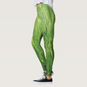 Grünes Gerstenfeld, Frühjahrsnähe. Leggings (Links)