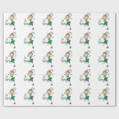 Grünes Geschenkpapier (Flach)