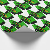 Grünes Geschenkpapier (Ecke)