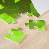GRÜNES GESICHT PORTRAITGifts PRÄSIDENTEN-ABRAHAM Puzzle (Seite)