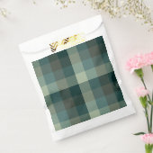 Grünes Gingham-Karo-Karo-Muster  Geschenktütchen (Versiegelt)