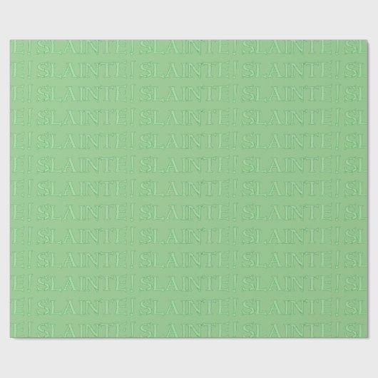 Grünes glänzendes Schleifpapier Geschenkpapier (Flach)