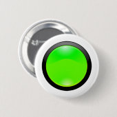 Grünes Glas Button (Vorne & Hinten)