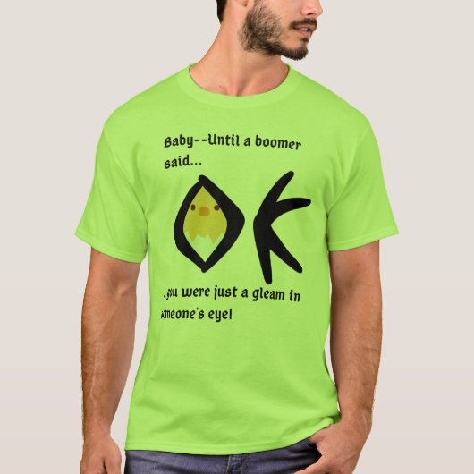 Grünes "Gleam in Eye" Grundpommern T-Shirt (Vorderseite)