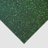 Grünes Glitzer Texturentkundungspapier Seidenpapier (Detail)