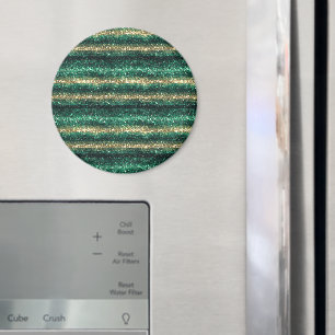 Grünes Gold Glitzer St. Patrick's Day Glitter Magnet