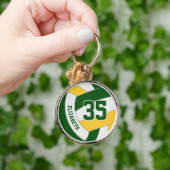 grünes Gold in ihrer Mannschaft farblich angepasst Schlüsselanhänger (Hand)