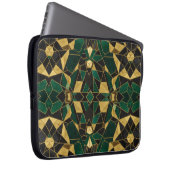 grünes Gold Laptopschutzhülle (Vorne Rechts)