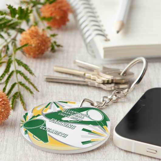 grünes Gold oder JEDER Basketballchef Schlüsselanhänger (Vorderseite rechts)