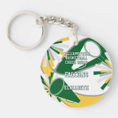 grünes Gold oder JEDER Basketballchef Schlüsselanhänger (Vorderseite)