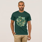 Grünes Gold Shamrock T-Shirt (Vorne ganz)