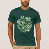 Grünes Gold Shamrock T-Shirt (Vorderseite)
